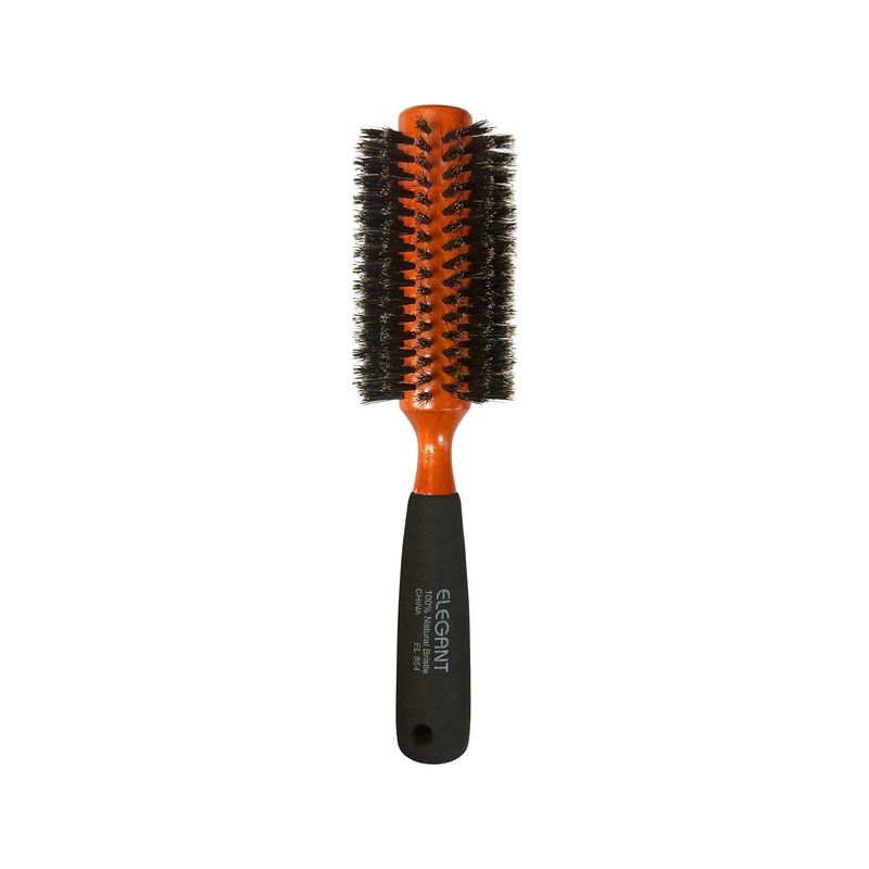 Elegant #854 Round Boar Hairbrush –  14 Rows (2.5″)