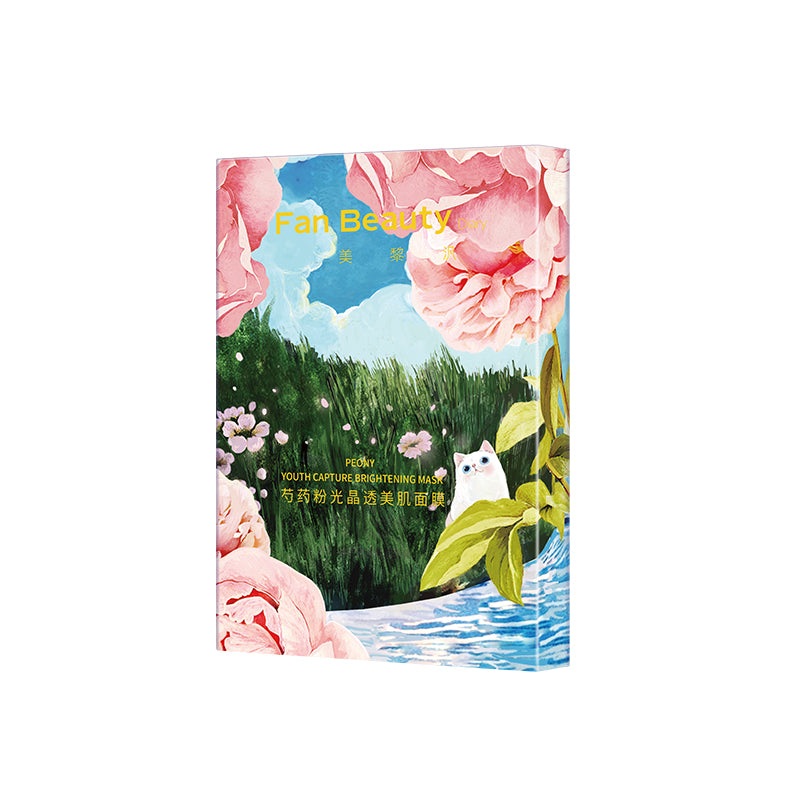 Fan Beauty Secret Peony Luminous Pink Deep Hydrating Facial Mask 5Pcs