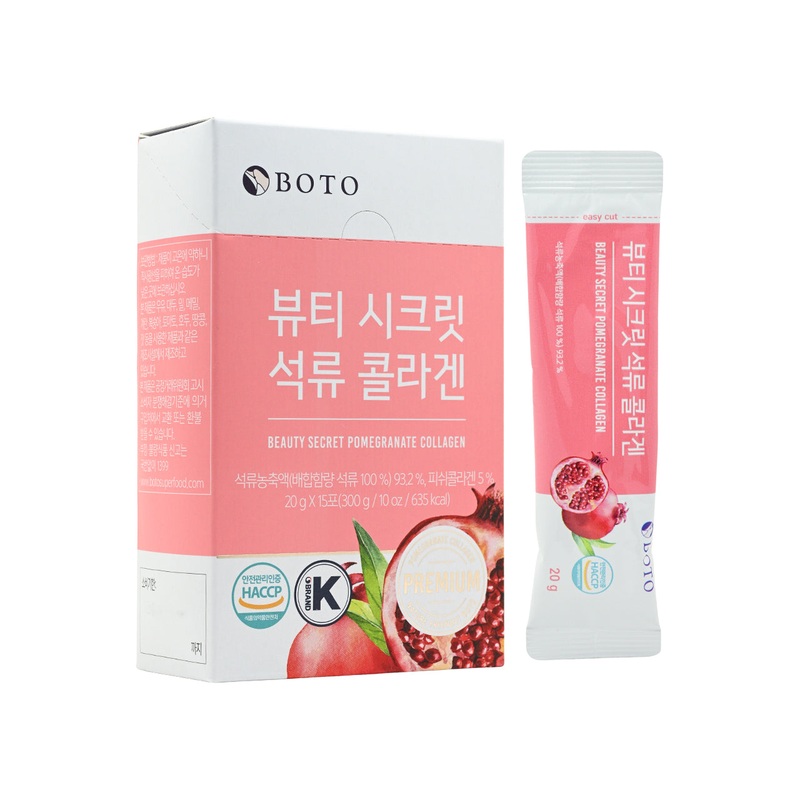 Boto Beauty Secret Pomegranate Collagen Jelly 20g15sticks