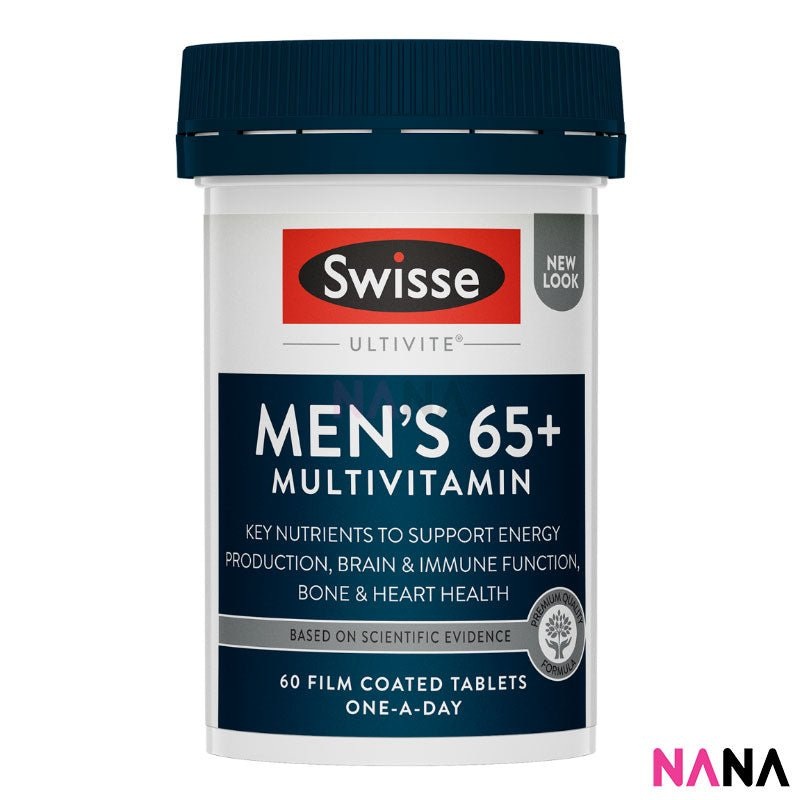 Swisse Ultivite Men’s Multivitamin 65+ 60 Tablets