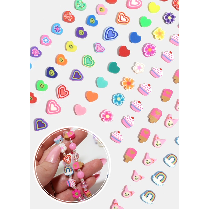 DIY Jewelry Making- Miss A Clay Beads Smiley Hearts