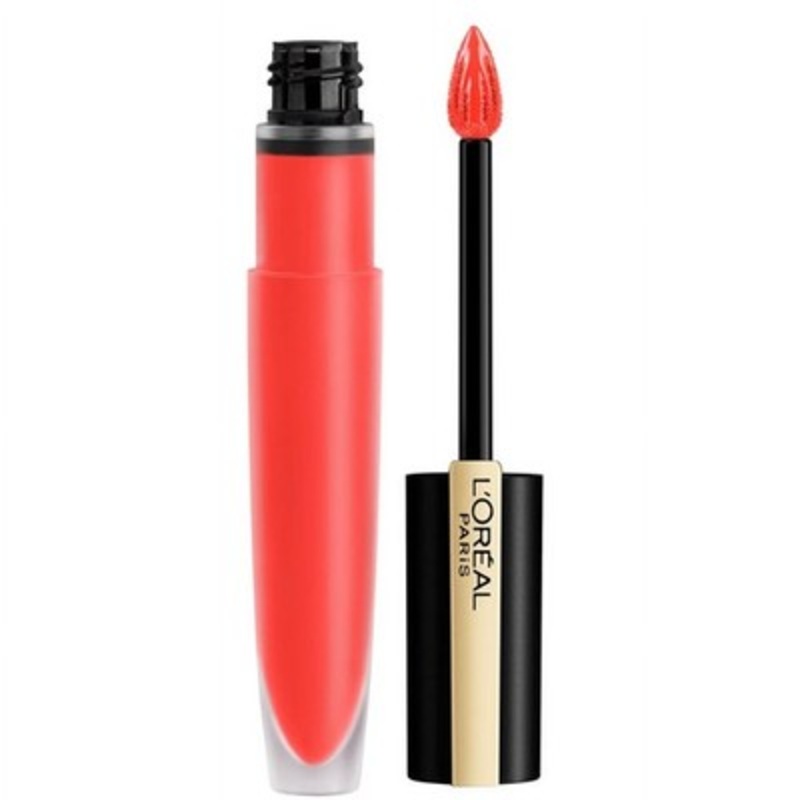 L’Oreal Paris Lightweight Matte Lip Stain, High Pigment, I Radiate, 0.23 oz.