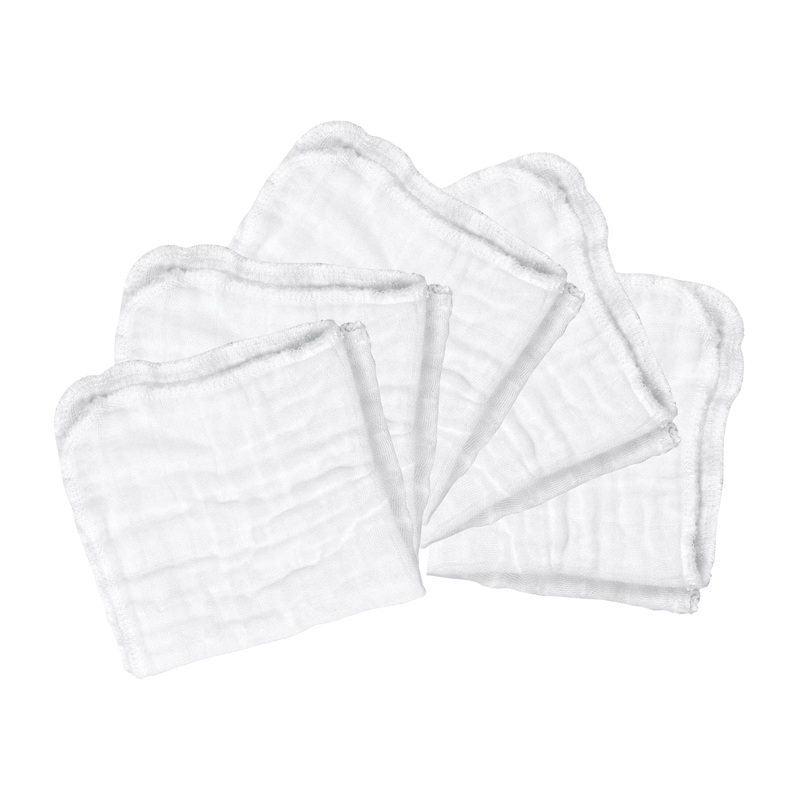 100% Certified Organic Cotton, All Purpose Cloth Wipes