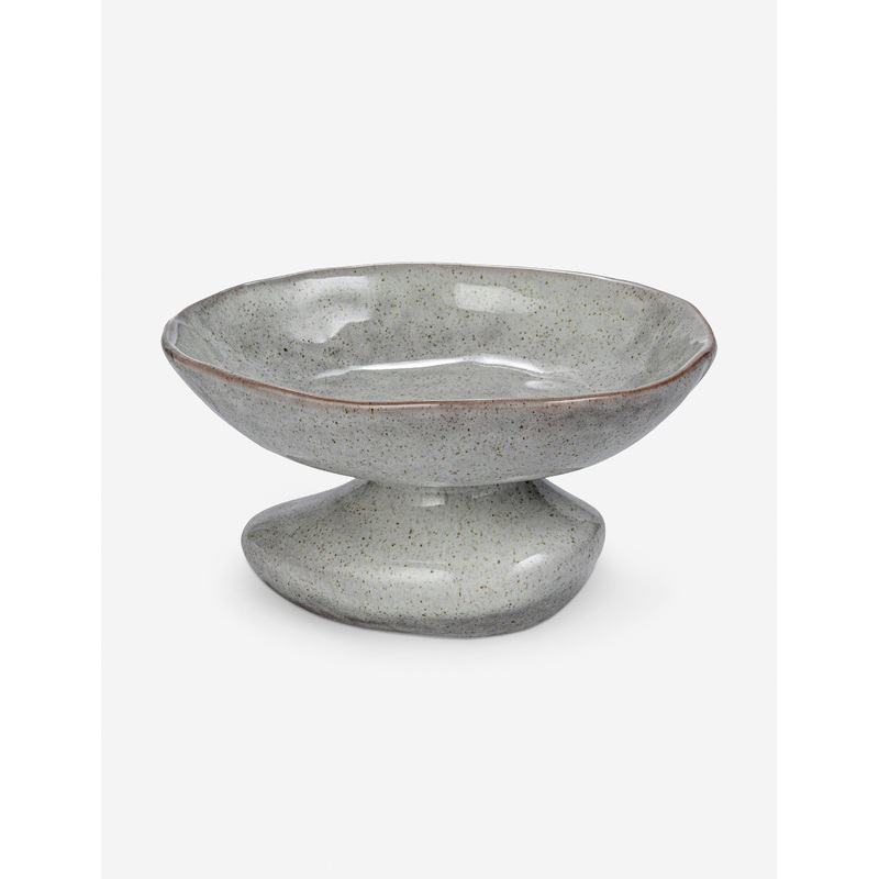 Babsen Footed Bowl Gray