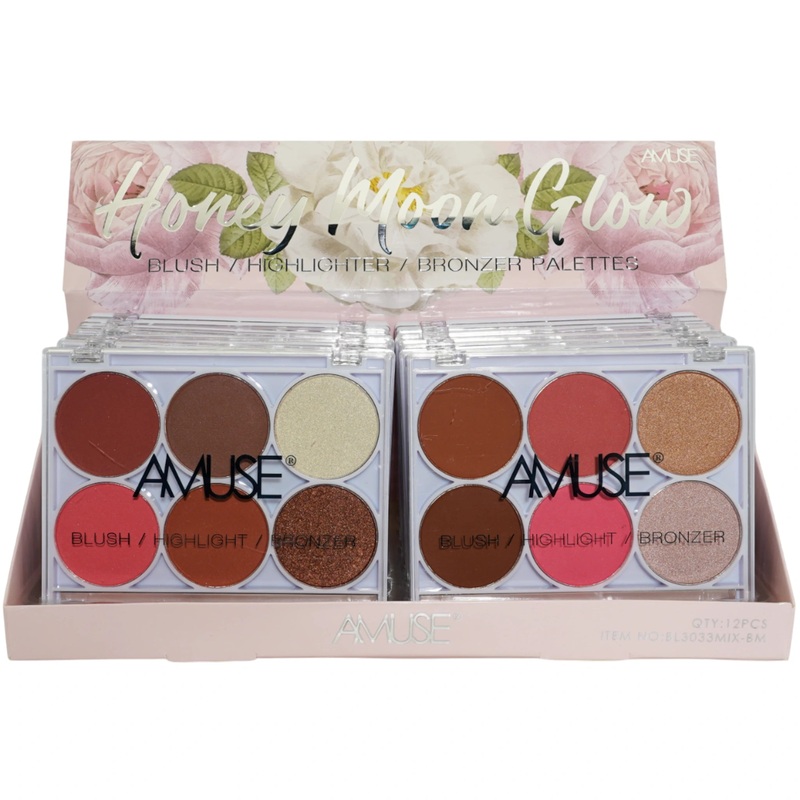 Amuse Honey Moon Glow – Wholesale Display 12 Units (BL3033MIX-BM)