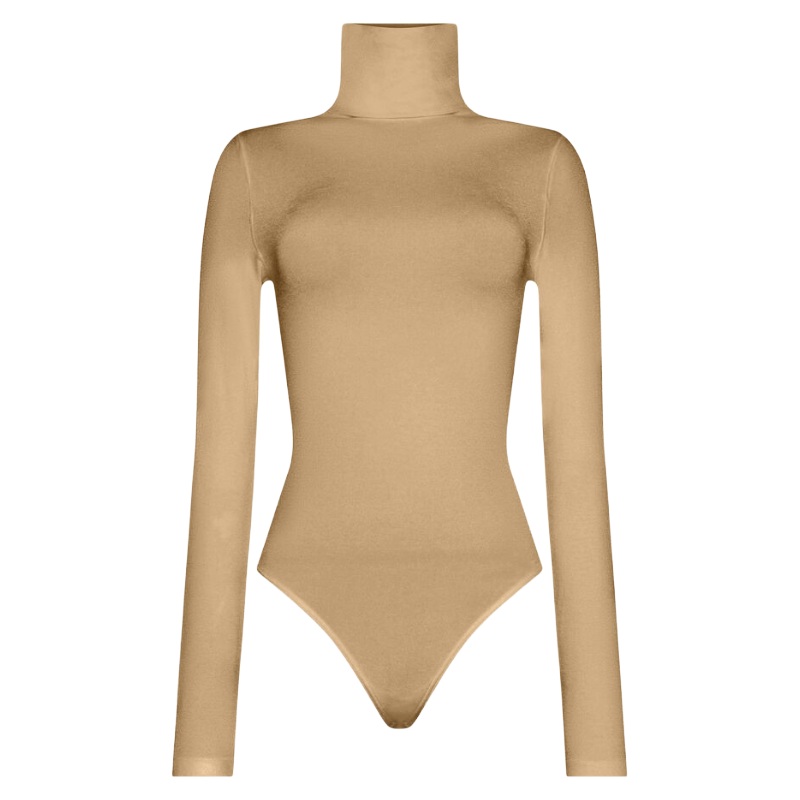 Wolford Women’s Colorado String Bodysuit Latte XS
