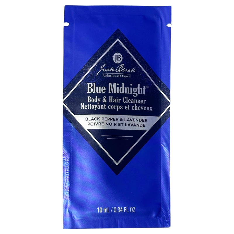 [FREE SAMPLE] Jack Black Blue Midnight Body & Hair Cleanser 10 ml