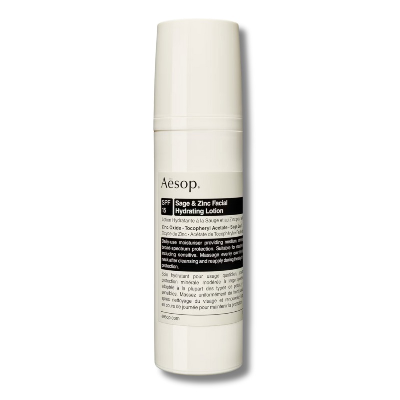 Aesop Sage and Zinc Facial Hydrating Lotion SPF15 50ml