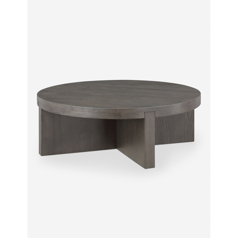 Alford Round Coffee Table Brown