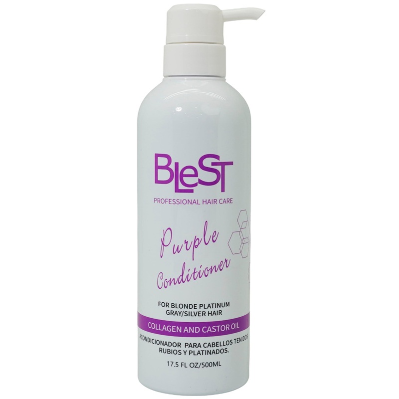 Blest Purple Conditioner With Collagen And Castor Oil – Wholesale 6 Units (HPC-02)