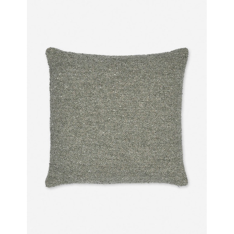 Manon Linen Boucl Pillow Moss 20″ x 20″