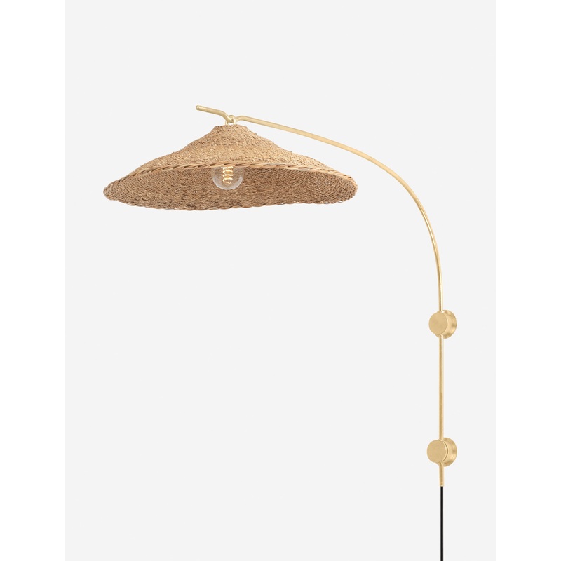 Nura Plug-In Sconce Natural