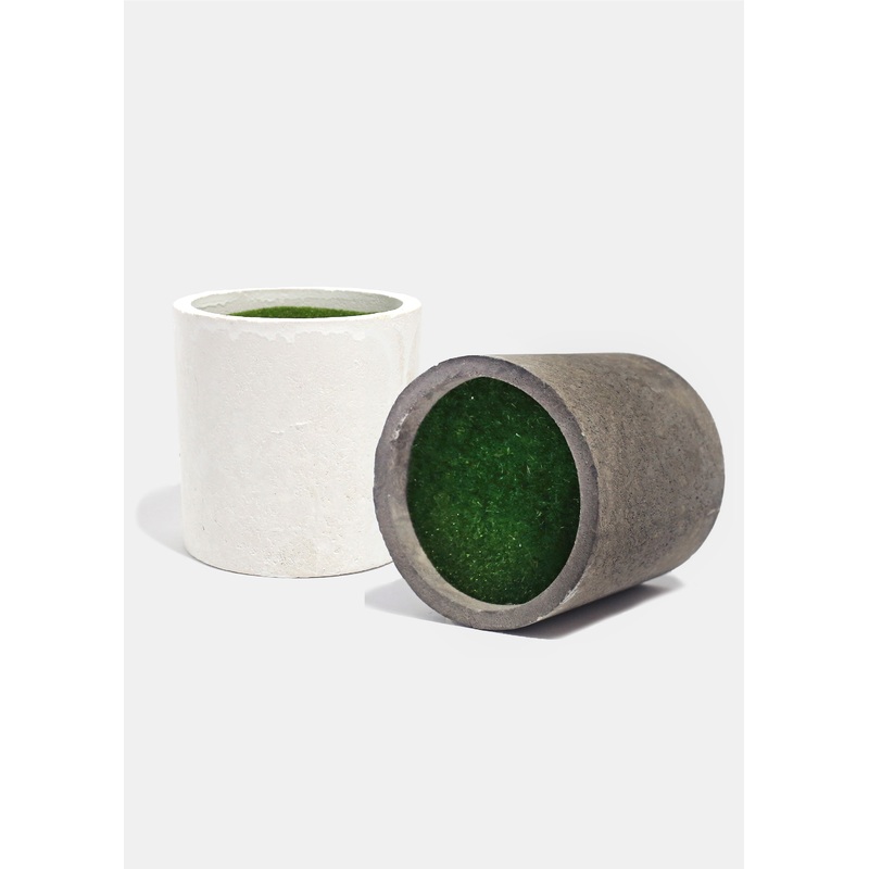 Official Key Items A+ Round Ceramic Pots White