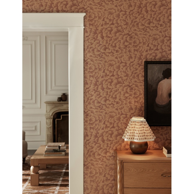 Flory Wallpaper Rust