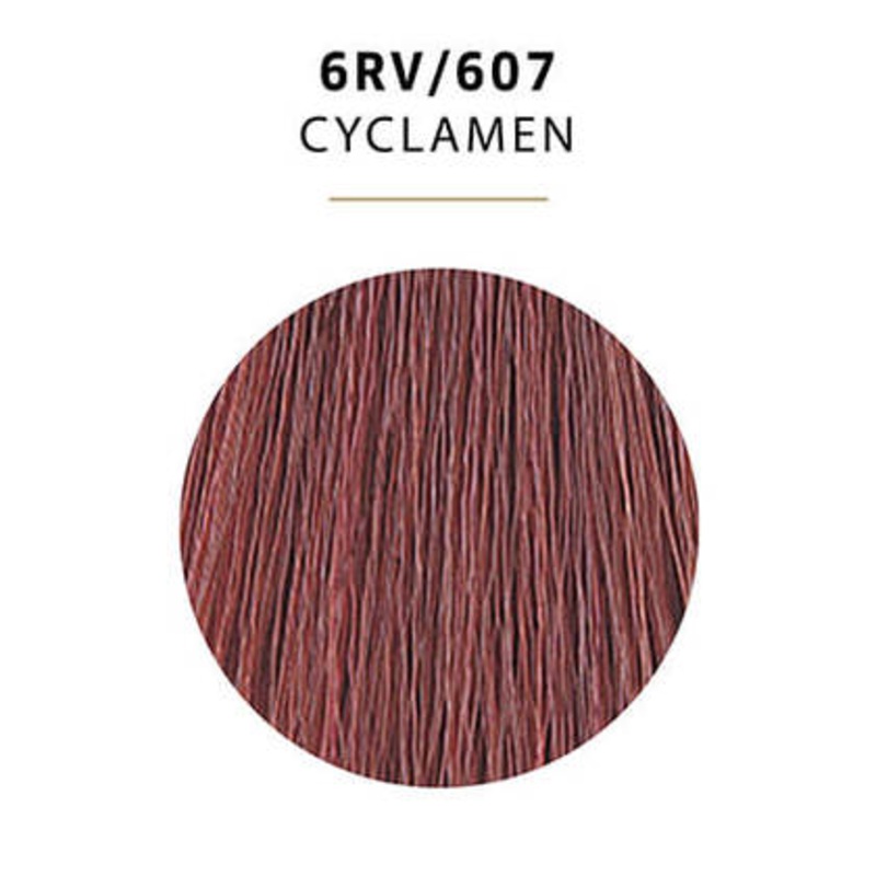 Wella ColorCharm Permanent Liquid Hair Color 42 ml / 1.4 oz – 6RV / 607 Cyclamen