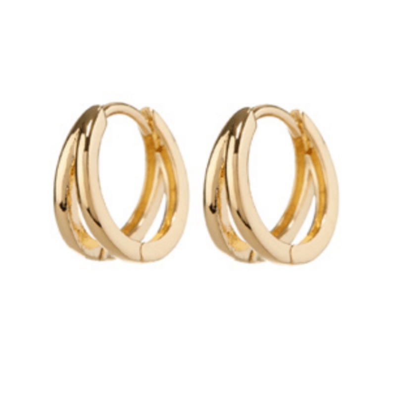 XL Margaux Huggies (15mm) Yellow Gold