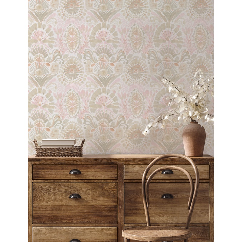 Alette Peel + Stick Wallpaper Rose