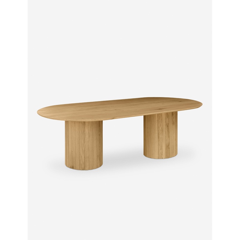 Benedict Oval Dining Table Black