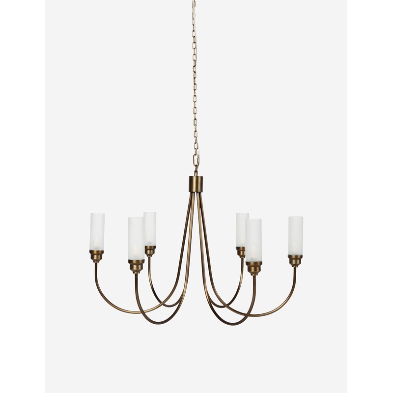 Britten Chandelier Antique Brass 36″Dia