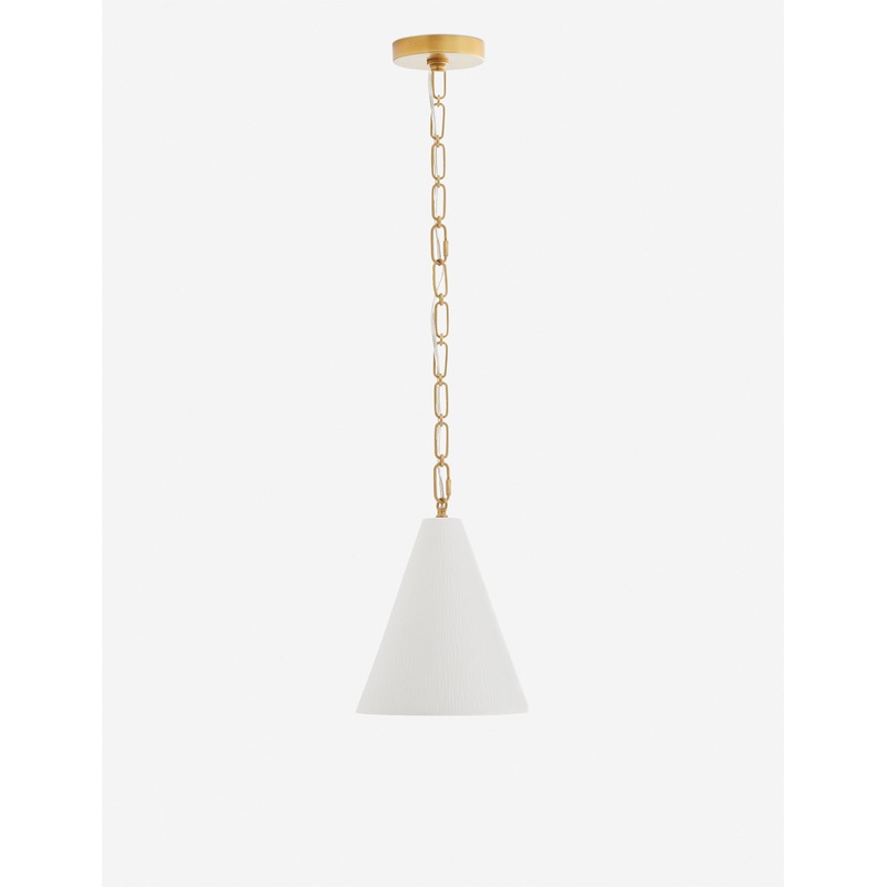 Oakland Pendant Light by Arteriors Antique Brass 9″Dia
