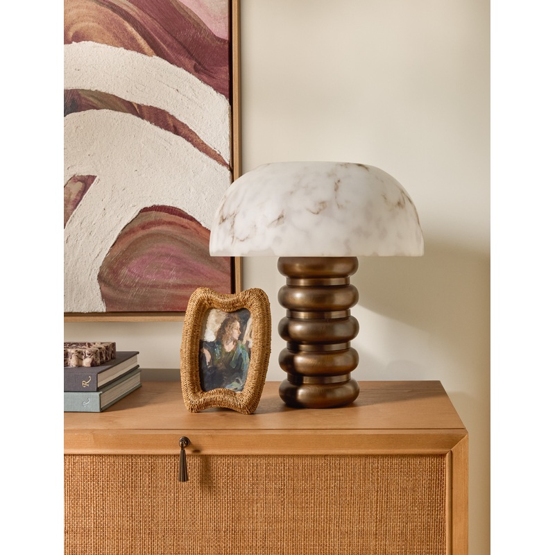 Phaedra Table Lamp Burnished Brass