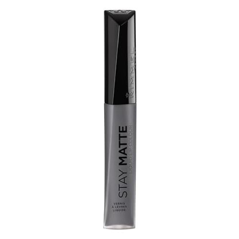 Rimmel London Stay Matte Liquid Lip Color with Full Coverage Kiss-Proof Waterproof Matte Lipstick Formula that Lasts 12 Hours – 850 Shadow, .21oz