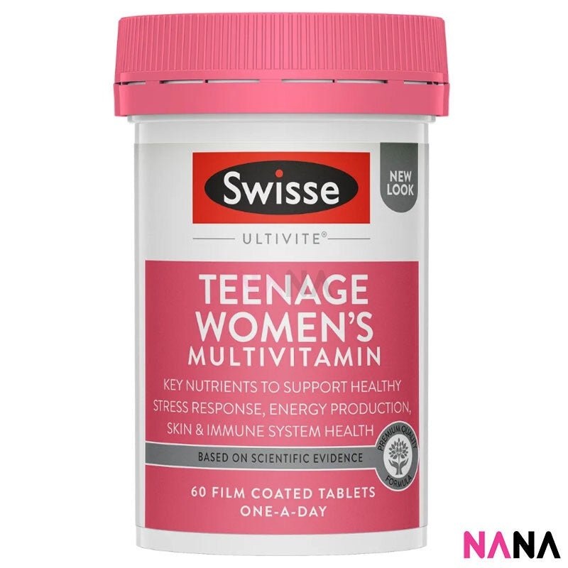Swisse Ultivite Teenage Women’s Multivitamin 60 Tablets
