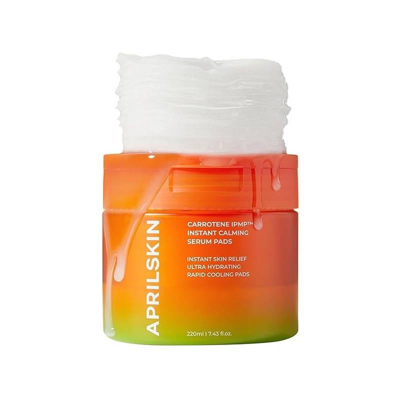 APRILSKIN Carrotene IPMP Instant Calming Serum Pads 60 Pads