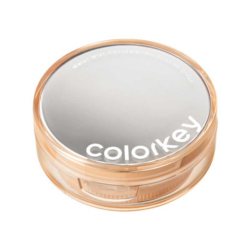Colorkey Water Mist Concealer Air Cushion Cream 15g  P01 Pink 1 White(With Refill)