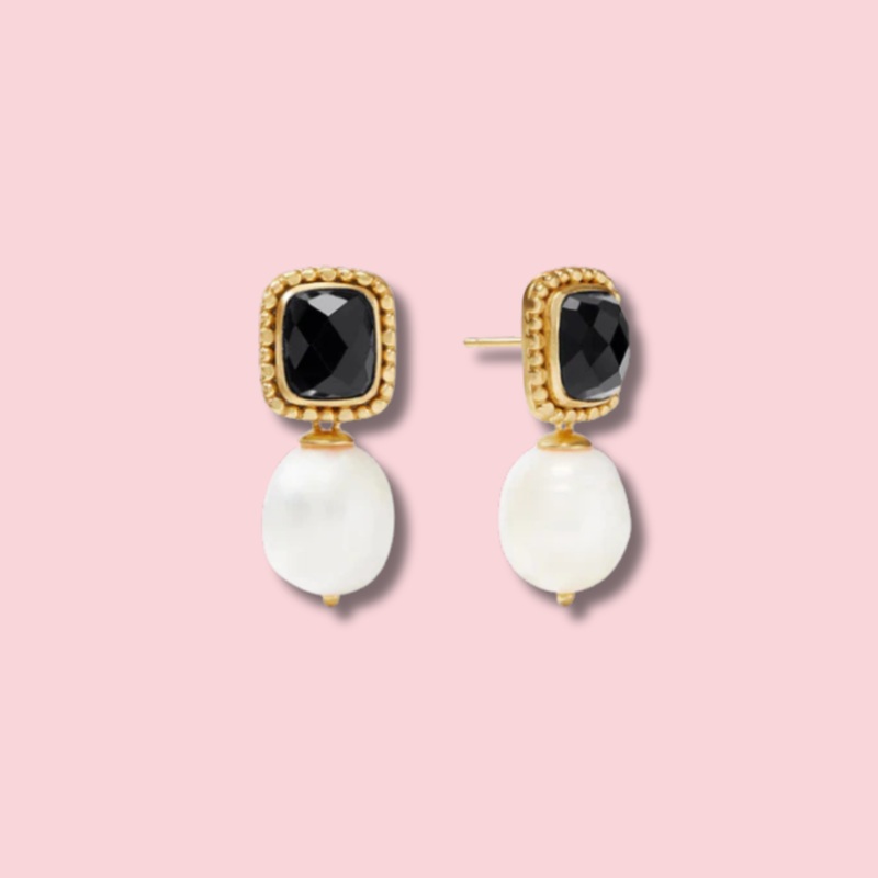 Marbella Earring Obsidian Black