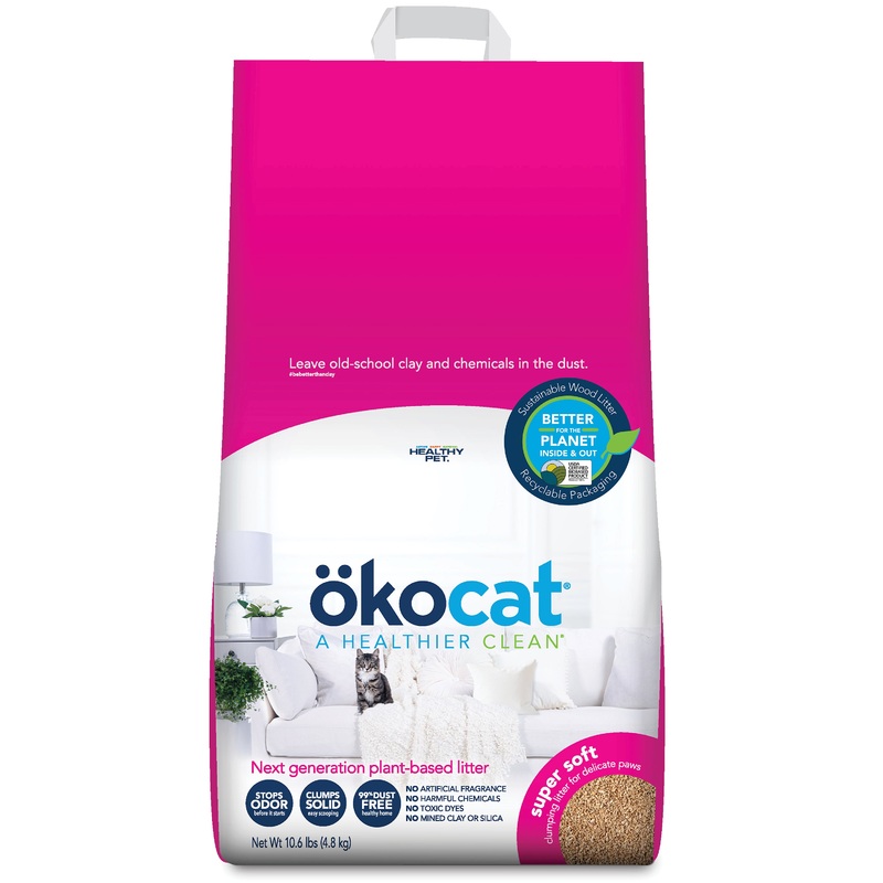 Super Soft Clumping Wood Cat Litter 10.6 lbs