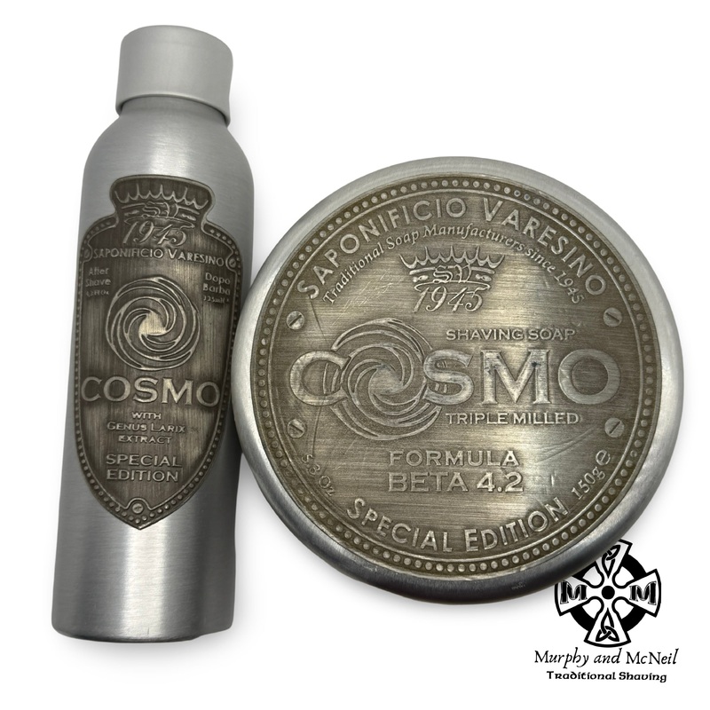 Cosmo Shaving Soap in Tin (Beta 4.2) and Splash- by Saponificio Varesino (Pre-Owned)