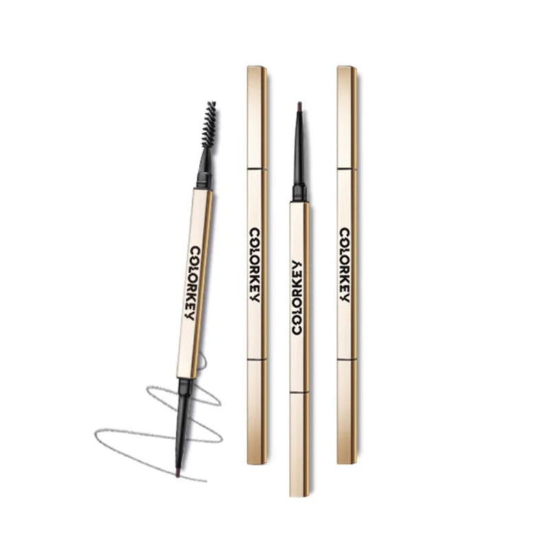 Colorkey Triangle Chiseled Eyebrow Pencil Dual-ended Waterproof Lasting Beginner Makeup 01