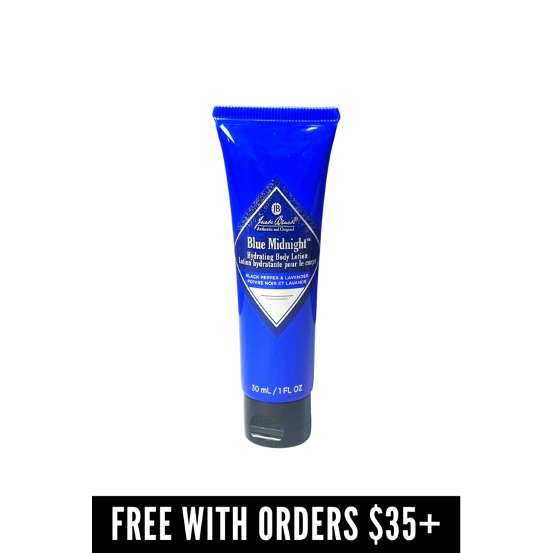 [FREE GIFT] Jack Black Blue Midnight Hydrating Body Lotion 1 oz / 30 ml