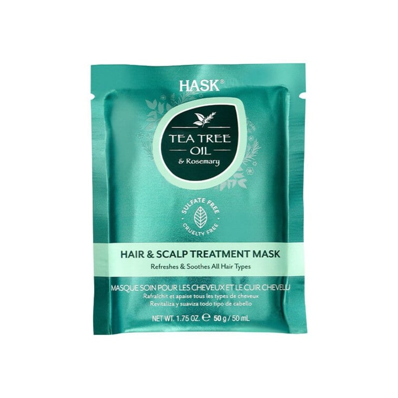 Hask Tea Tree Oil and Rosemary Hair Treatment Mask Packet 1.75 oz