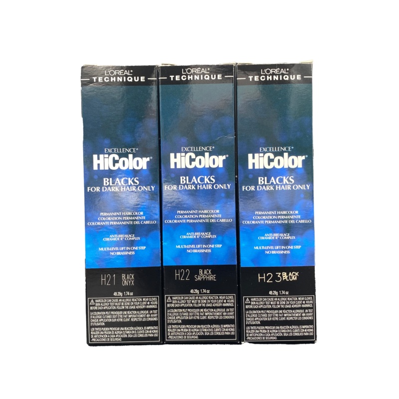 L’Oreal Excellence HiColor – Blacks for Dark Hair Only 1.74 oz. H21 Black Onyx