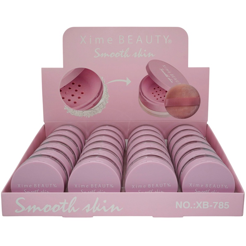 Xime Beauty Smooth Skin Translucent Powder – Wholesale Display 24 Units (XB-785)