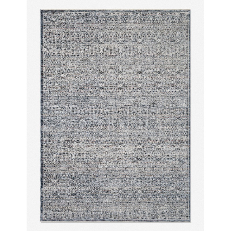 Zuma Rug by Amber Lewis x Loloi Denim and Ivory 2’7″ x 7’9″ Runner