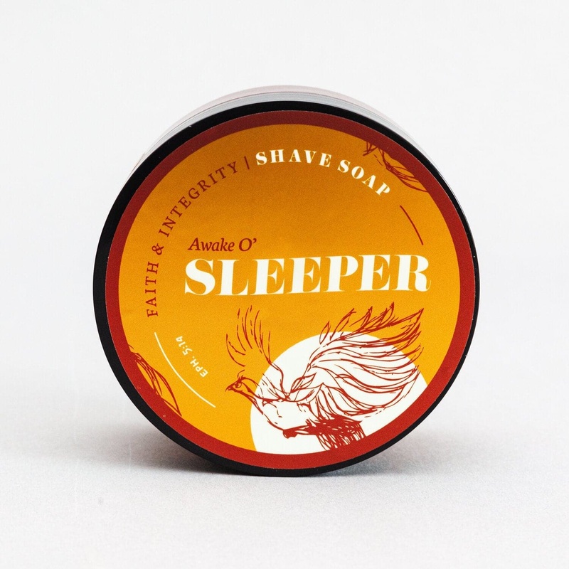 Awake O’ Sleeper Shave Soap – by Faith & Integrity