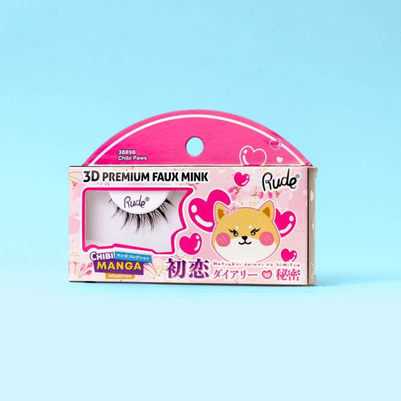 RUDE Chibi Manga 3D Premium Faux Mink Lashes