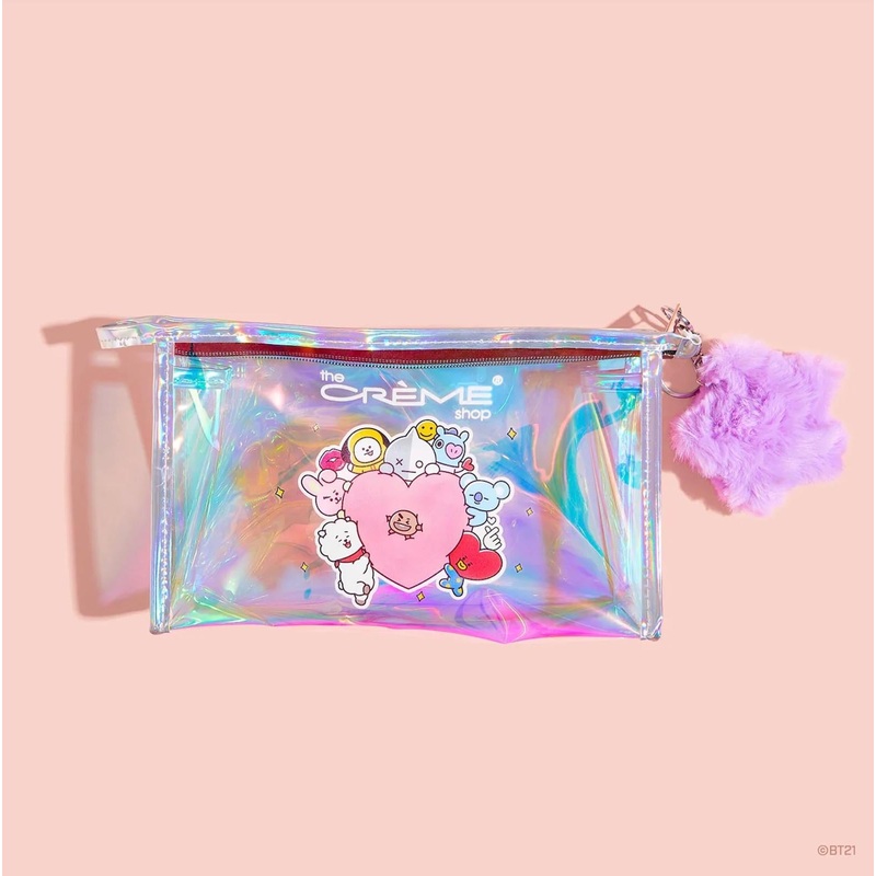 The Creme Shop BT21 Holographic Travel Pouch