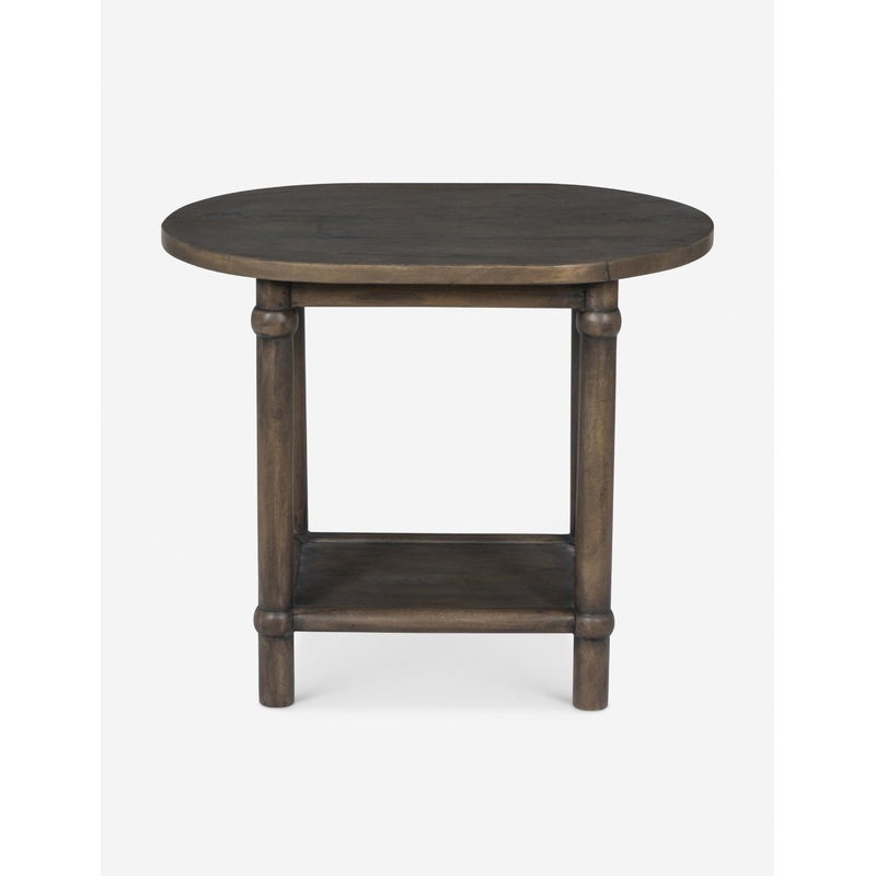 Charnes Side Table by Amber Lewis x Four Hands Antique Belgium Bleach