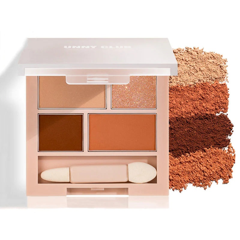 UNNY CLUB 4-color Shimmer Matte Eyeshadow Palette 3g  #01 FOREVER YOUNG
