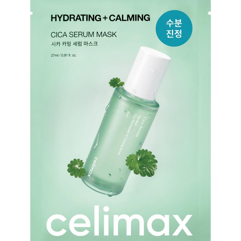 celimax The Real Cica Calming Serum Mask 1 box = 10 Sheets