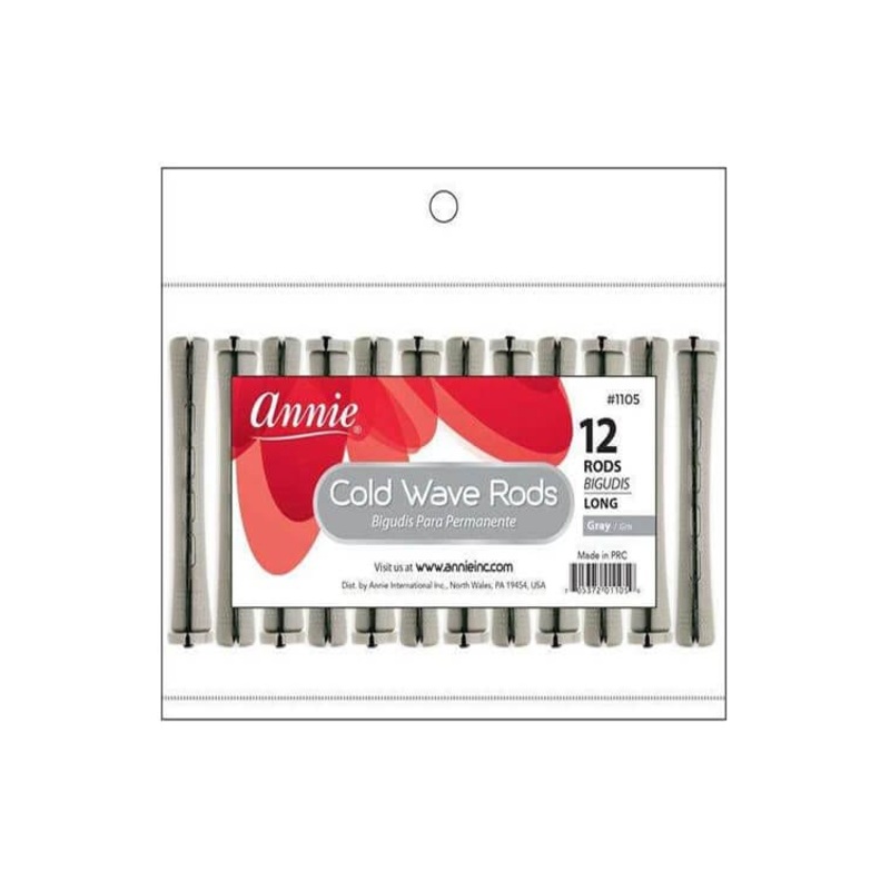 Annie #1105 Long Cold Wave Rods 12 ct Gray