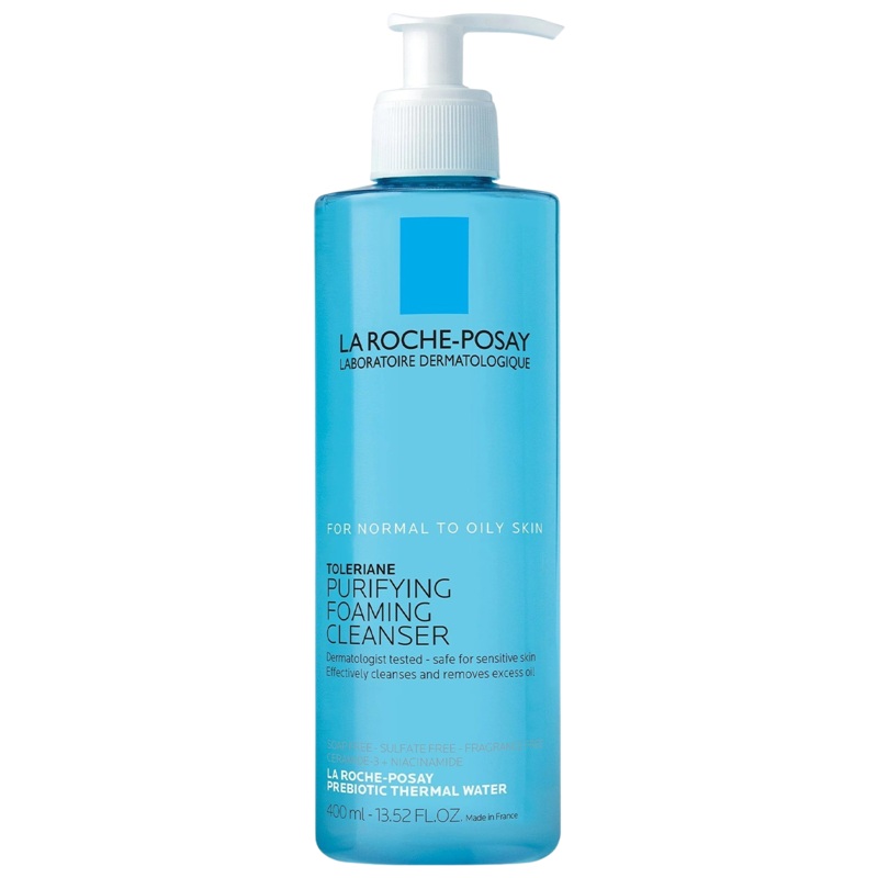 La Roche-Posay TOLERIANE Purifying Foaming Cleanser 13.52 oz / 400 ml | Body & Face