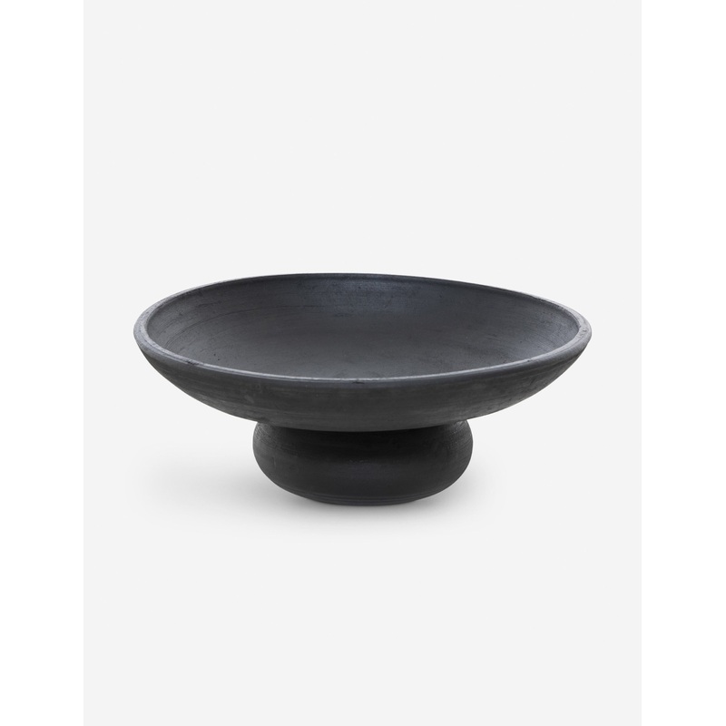 Perla Bowls (Set of 2) by Amber Lewis x Four Hands Black Terracotta