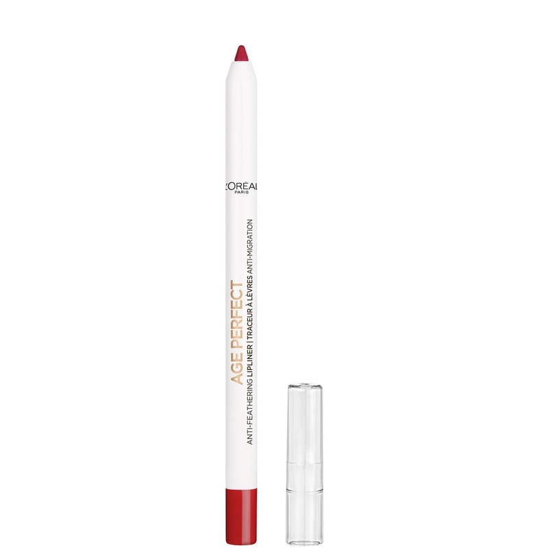 L’Oreal Paris Age Perfect Anti-Feathering Lip Liner, Flaming Carmin