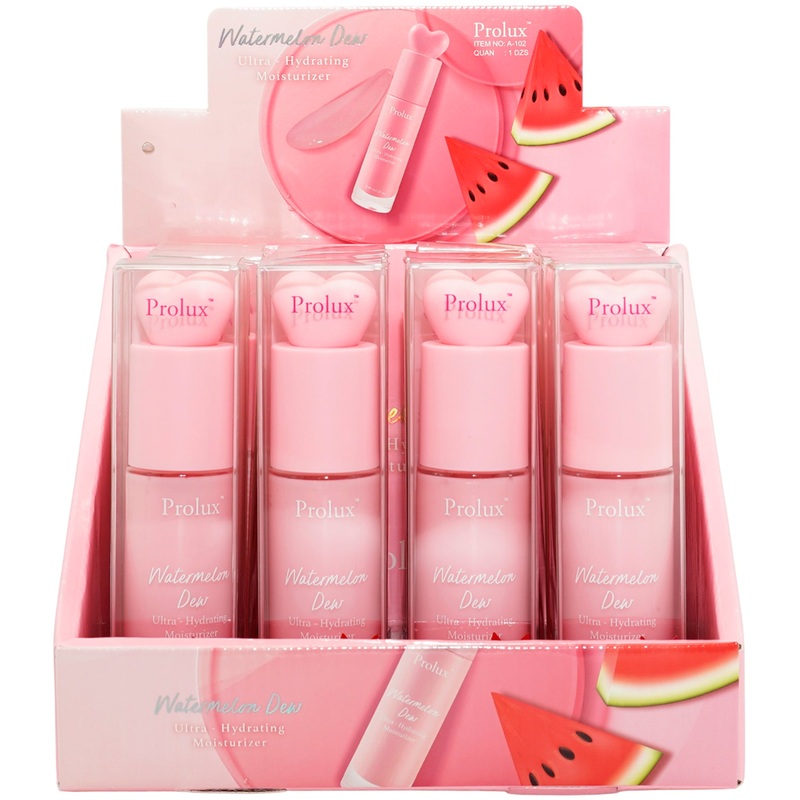 Prolux Watermelon Dew Ultra Hydrating Moisturizer – Wholesale Display 12 Units (A-102)
