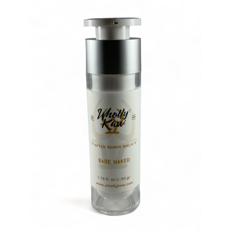 Unscented After Shave Balm. Fragrance Free. Essential Oils Free. Vegan. Not tested on animals.